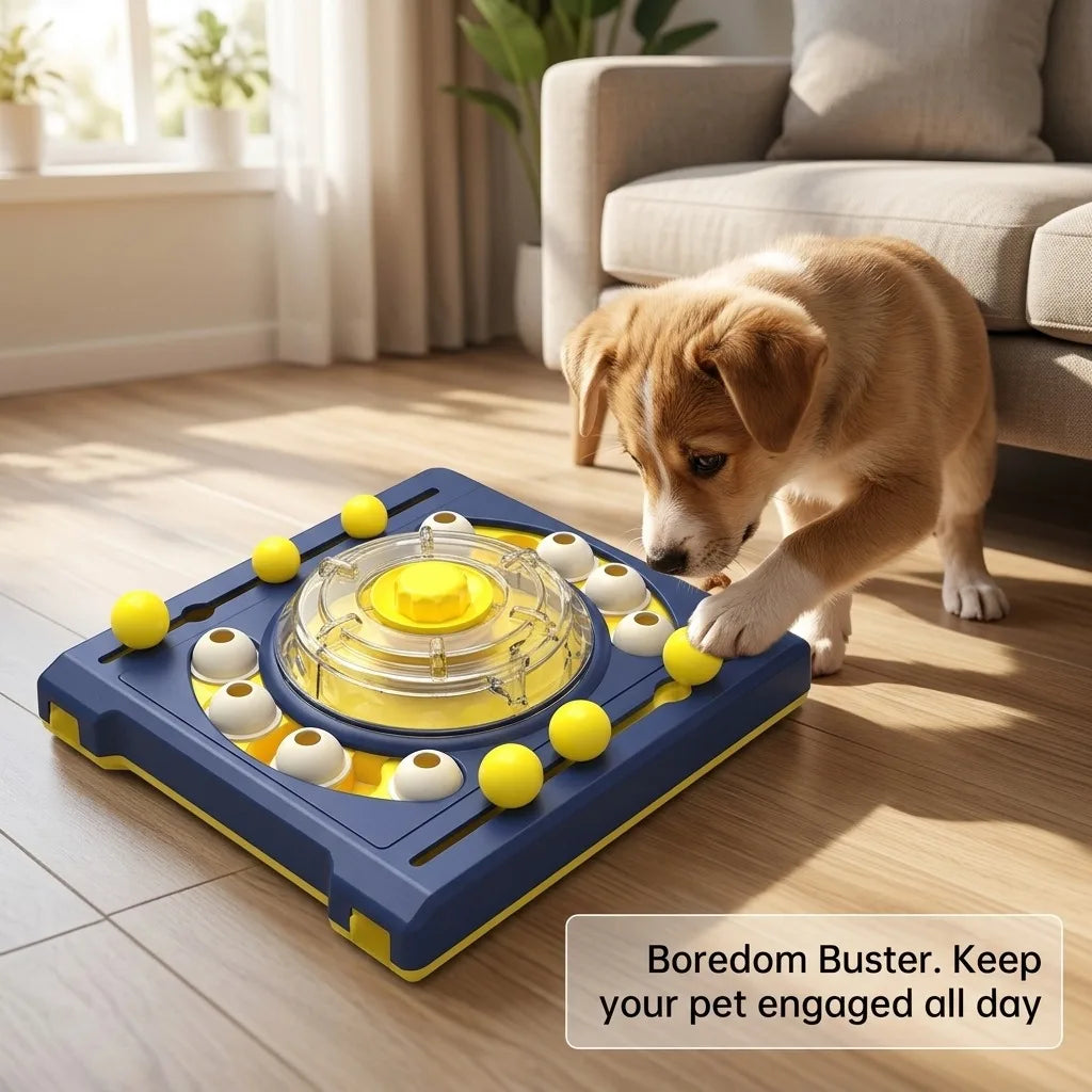 Dog Puzzle Toy, DJ Turntable