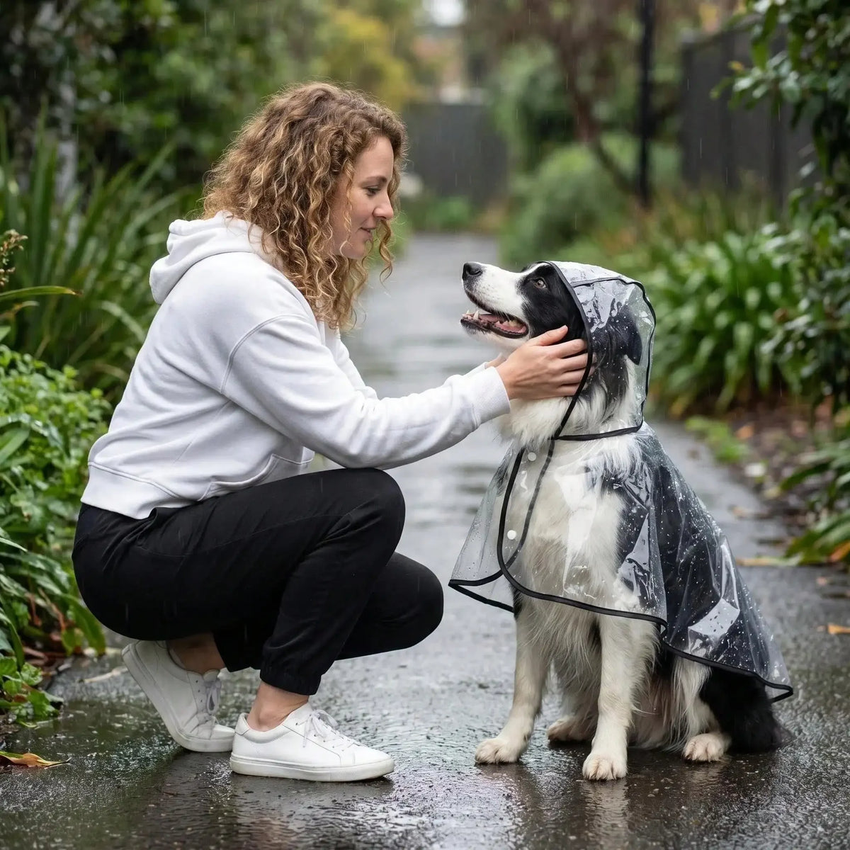Transparent Dog Raincoat