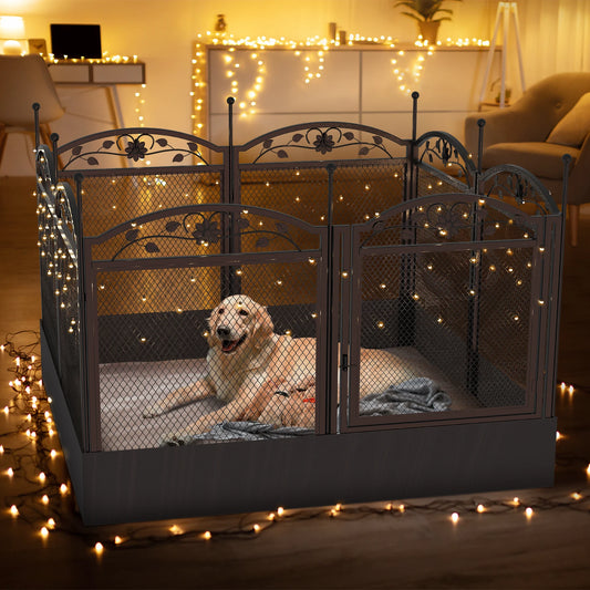 8-Panel Metal Dog Playpen - view 2