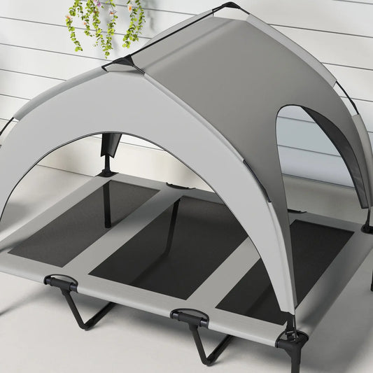 Elevated Dog Cot with Canopy - view 2