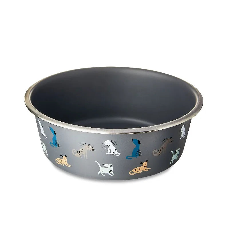 Large 7.5-Cup Stainless Steel Dog Bowl - view 2