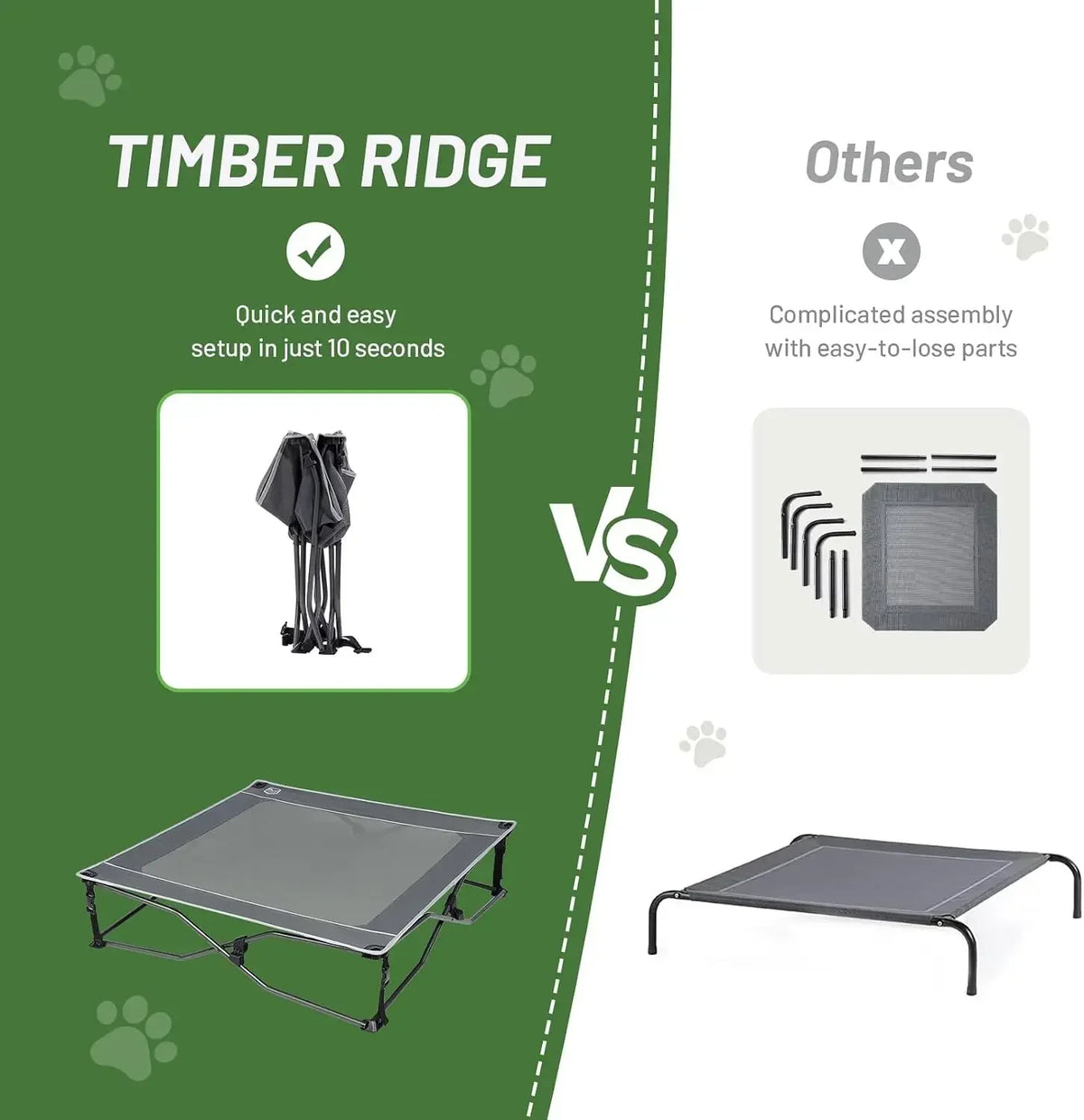 Elevated Cooling Outdoor Dog Bed - view 4