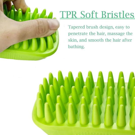 Dog Bath Brush Pet Silicone Shampoo Brush