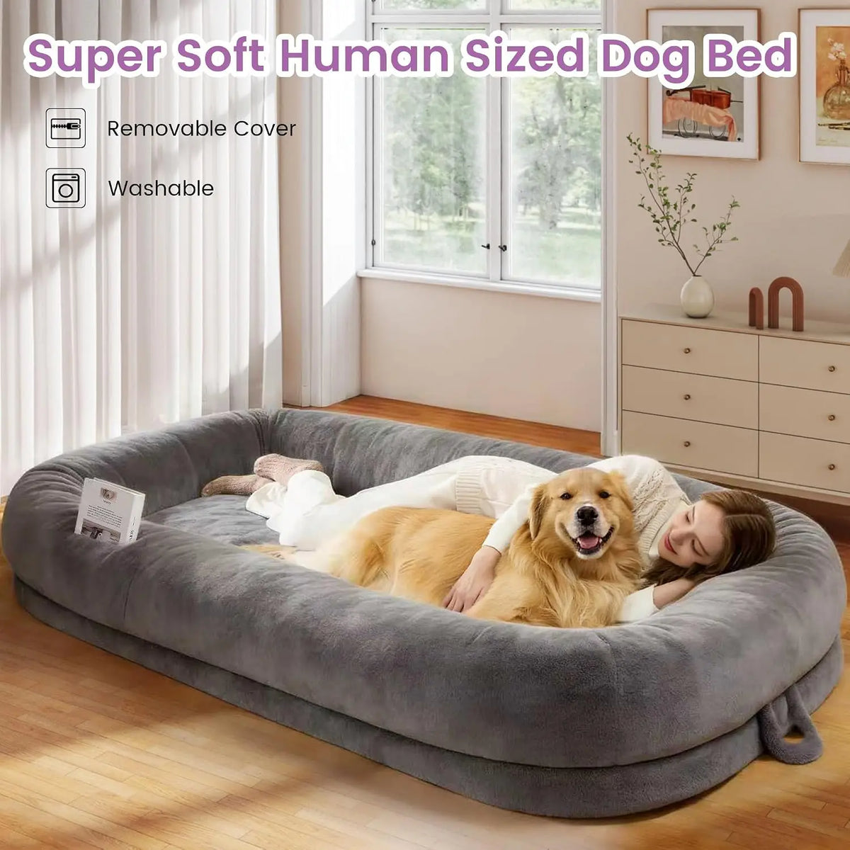 Human Dog Bed for Adults
