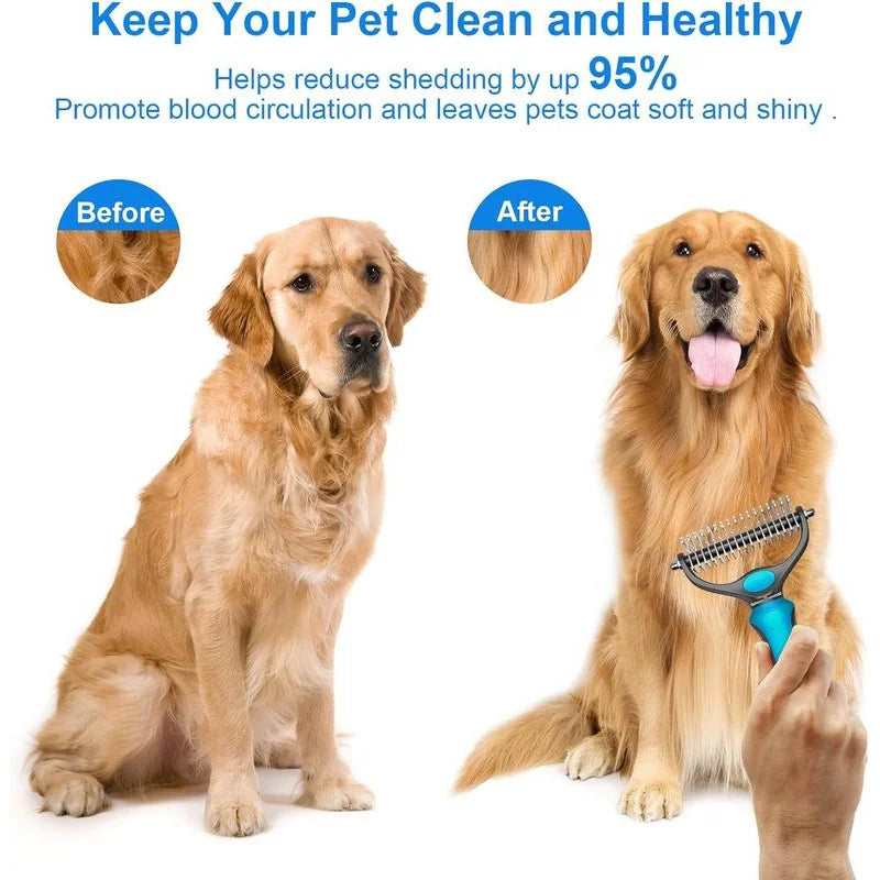 Pet Dematting Comb for Dogs & Cats