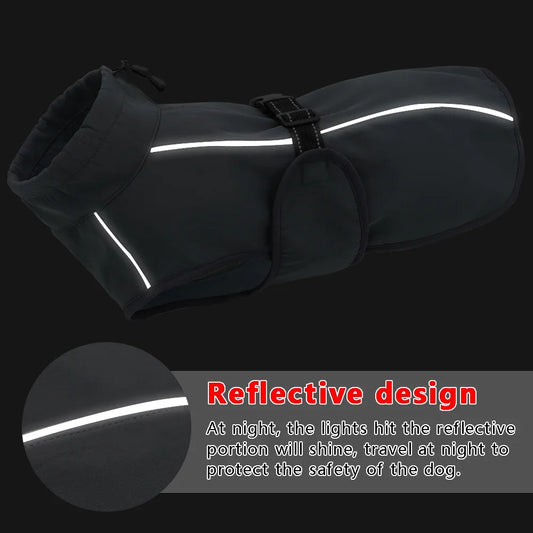 Waterproof Warm Clothes for Big Dogs - view 2