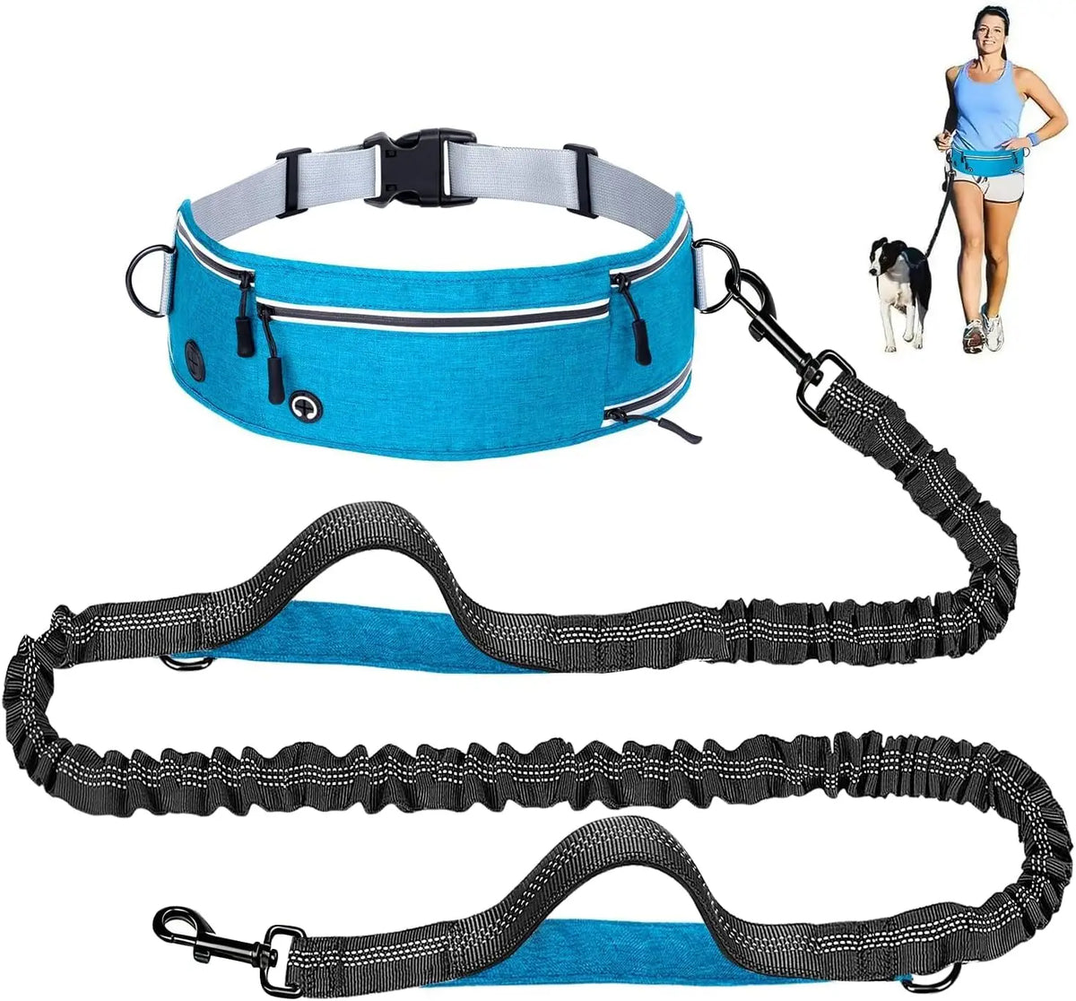 Hands-Free Waist Belt Dog Leash - view 8