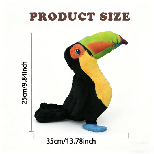 Toucan Squeaky Plush Dog Toy - view 2