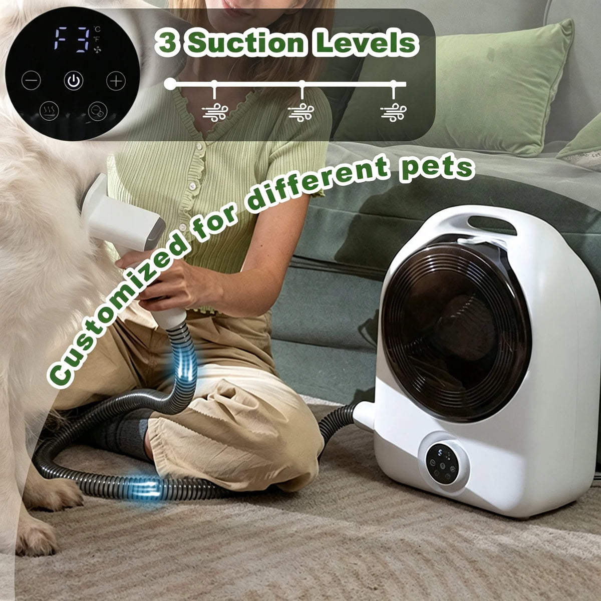 5-in-1 Pet Grooming Kit Professional Dog Hair Clipper