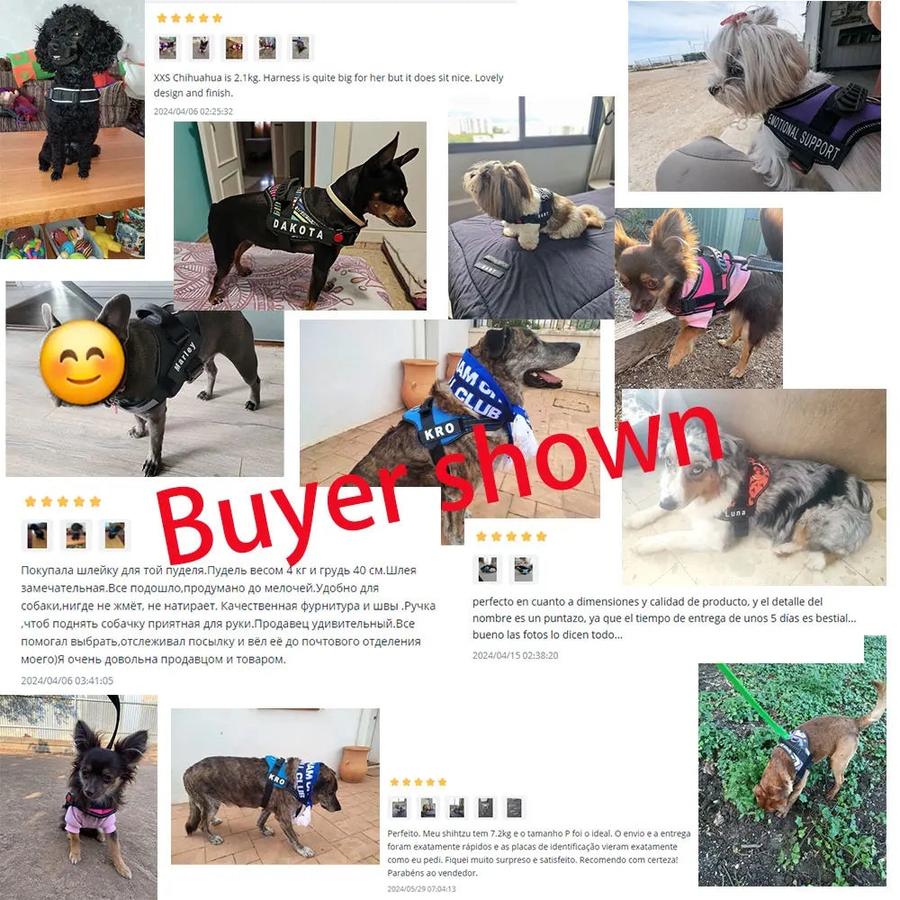 Customizable No Pull Dog Harness Vest - view 4