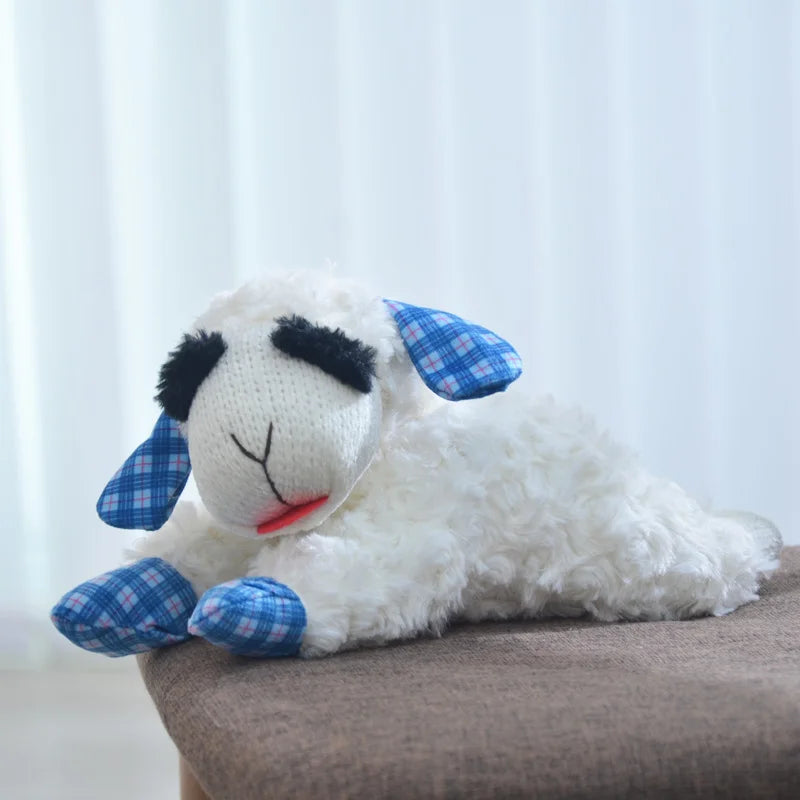 Squeaky Lamb Plush Dog Toy - view 8