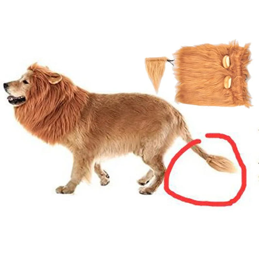 Lion Mane Dog Costume for Halloween - view 2