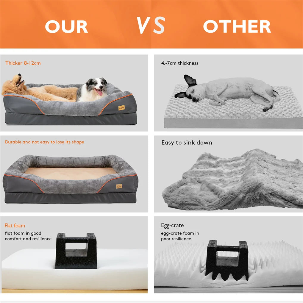 Jumbo Orthopedic Memory Foam Dog Bed - view 8