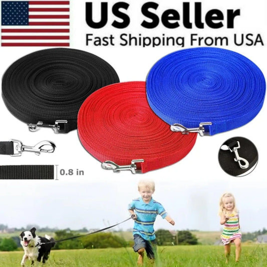 Long Dog Training Leash 6-100 ft