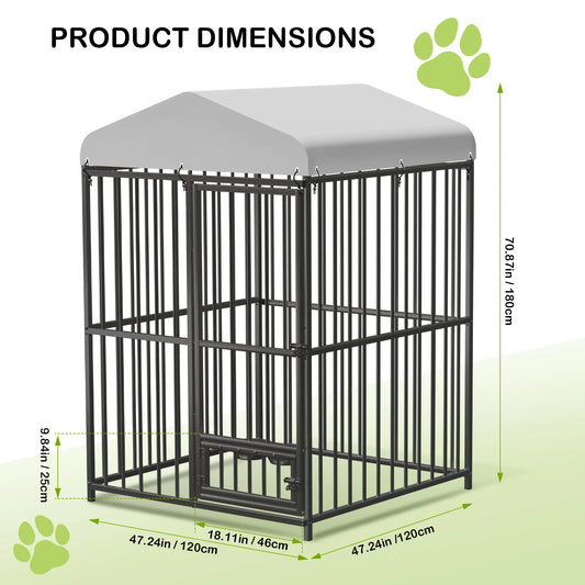 Large Outdoor Dog Kennel - view 2