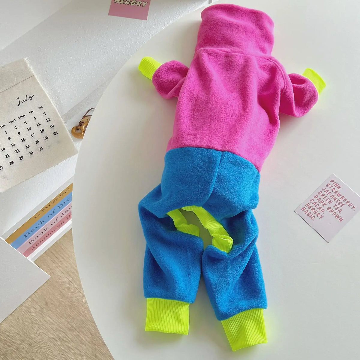 High Neck Fleece Jumpsuit for Large Dogs - view 7