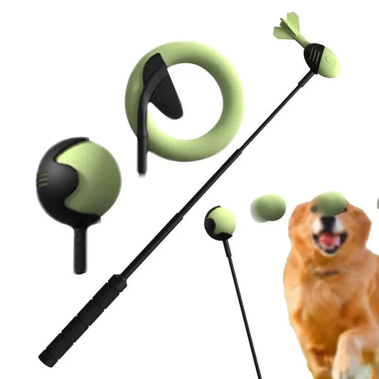 Dog Toy Throwing Pole
