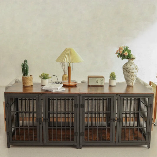 Spacious Double Dog Crate for Large Dogs - view 2