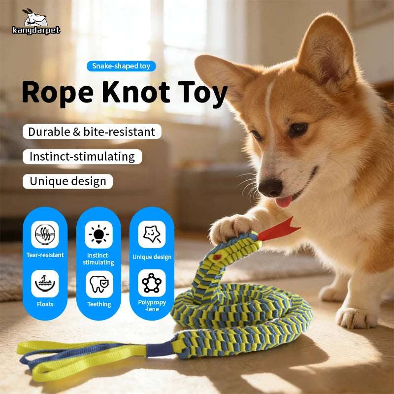 Snake Rope Dog Toy - view 3