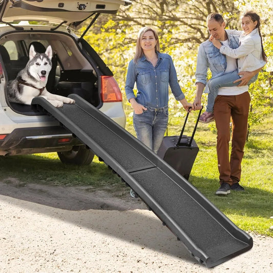 Folding Dog Car Ramp 62" for SUVs