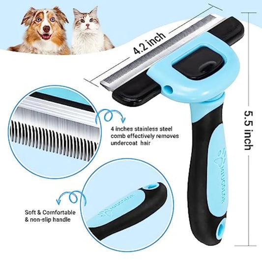 Dog Deshedding Brush & Grooming Tool - view 2