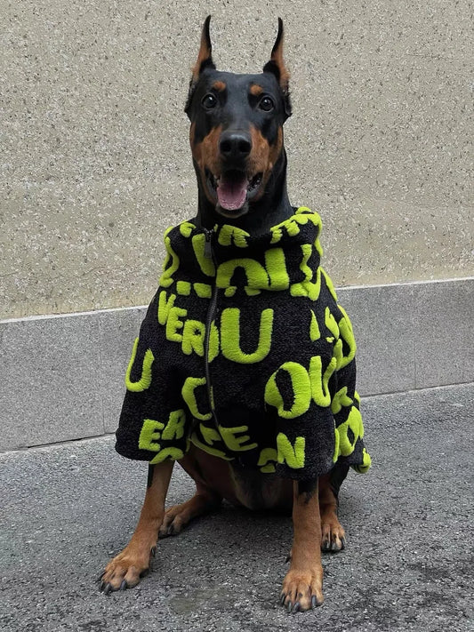 Warm Fleece Clothes for Large Dogs