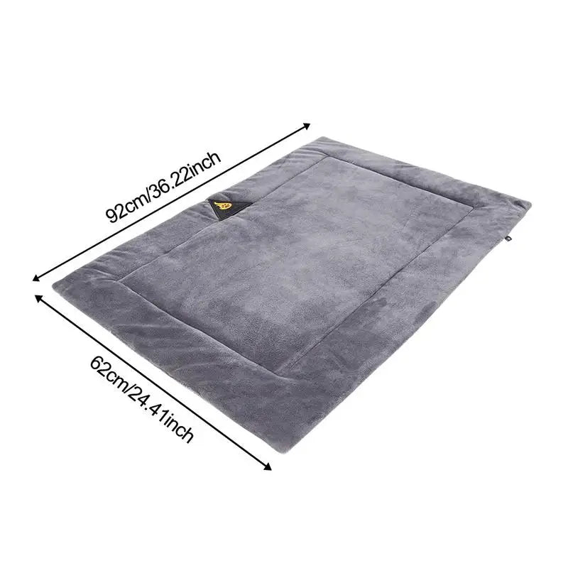 Self-Heating Flannel Dog Bed Mat - view 6