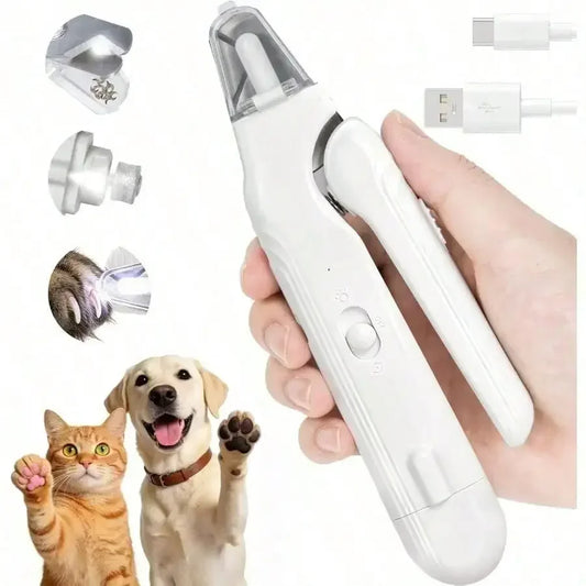New Model 2‑In‑1 Dog Nail Clippers With Lights