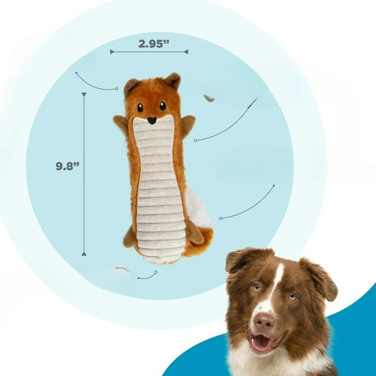 Stuffing-Free Fox Squeaky Dog Toy - view 2