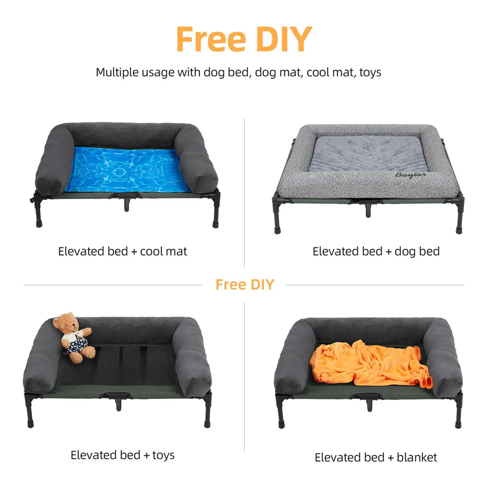 XXL Raised Outdoor Dog Bed - view 8