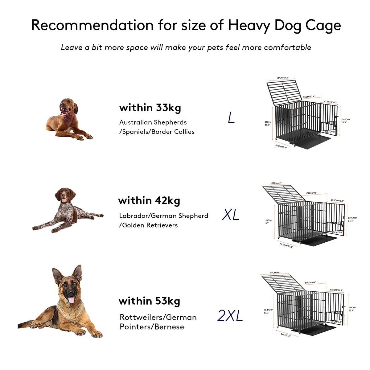 XXL Heavy Duty Dog Crate for Large Dogs - view 5