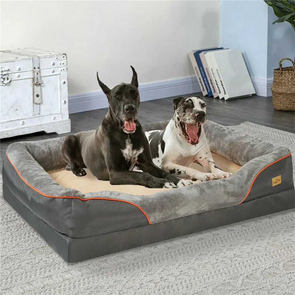 Jumbo Orthopedic Memory Foam Dog Bed