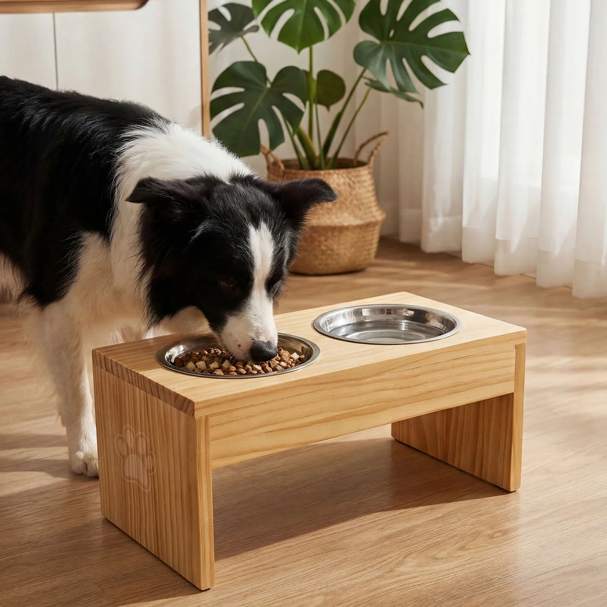 Wooden Elevated Dog Bowls for Large Dogs - view 8
