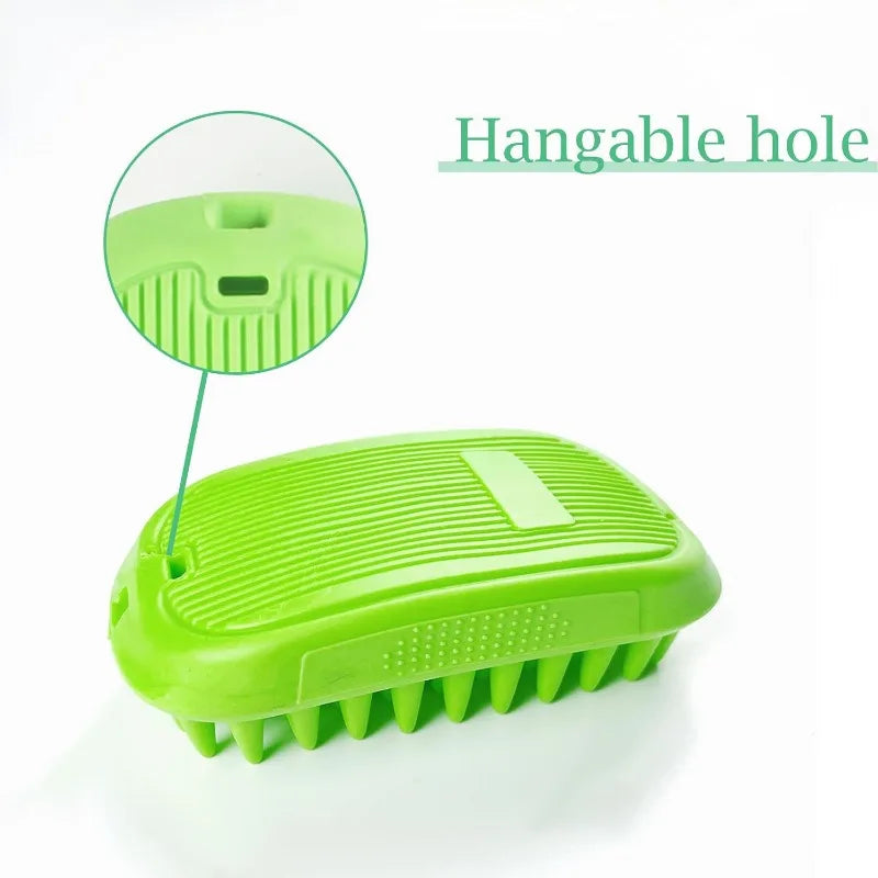 Dog Bath Brush Pet Silicone Shampoo Brush