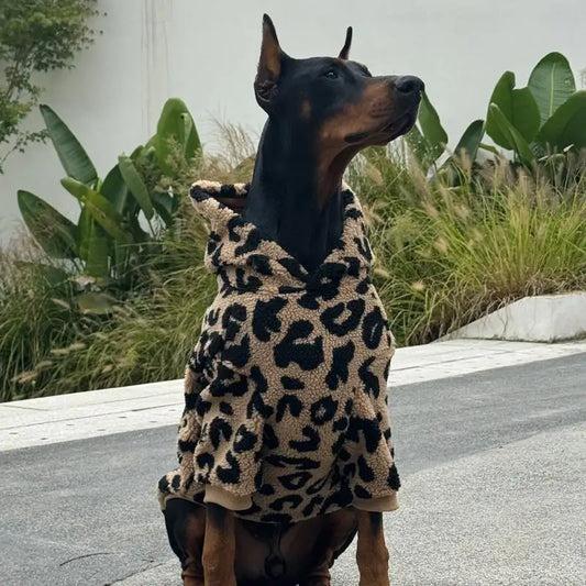 Leopard Hoodie for Large Dogs - view 2