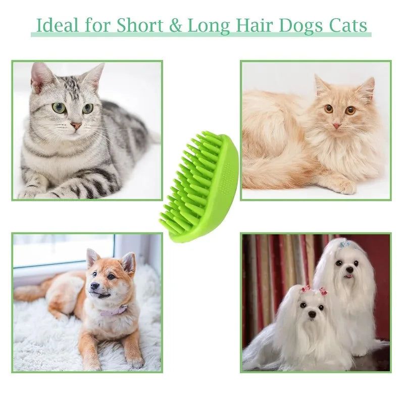 Dog Bath Brush Pet Silicone Shampoo Brush