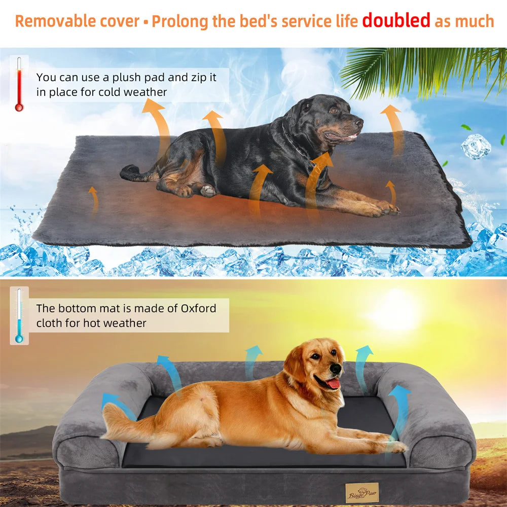 XXL Memory Foam Orthopedic Dog Bed Sofa - view 6