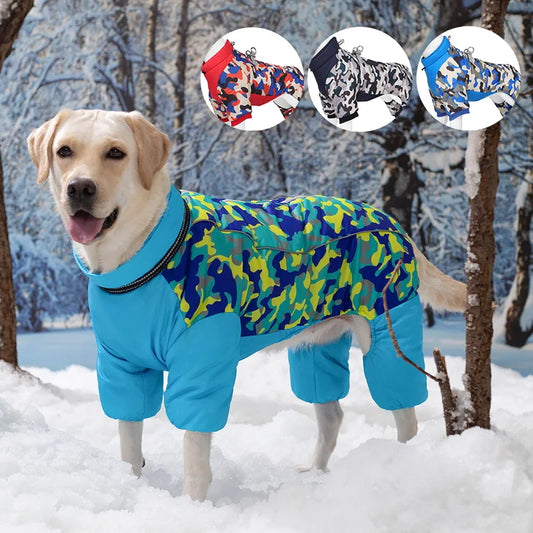 Waterproof Winter Jacket for Large Dogs