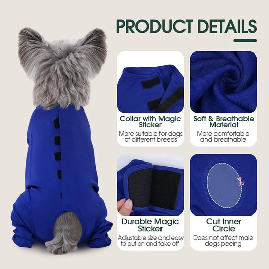 Dog Recovery Suit for Rear Legs - view 2