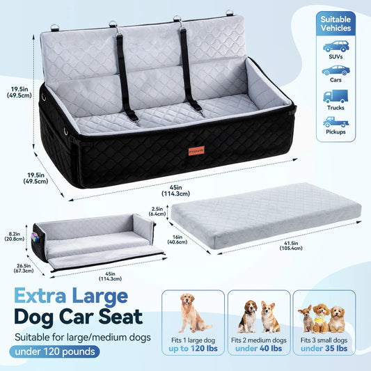 Extra Large Dog Car Seat for Big Dogs