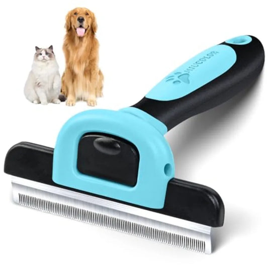 Dog Deshedding Brush & Grooming Tool