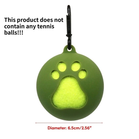 Tennis Ball Holder with Leash Clip