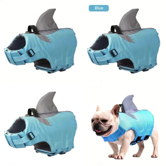 Reflective Shark Dog Life Jacket