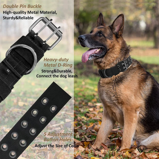 Tactical Nylon Dog Collar for Large Dogs - view 2