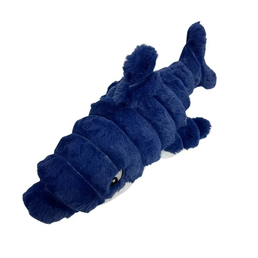 Blue Shark Plush Dog Toy