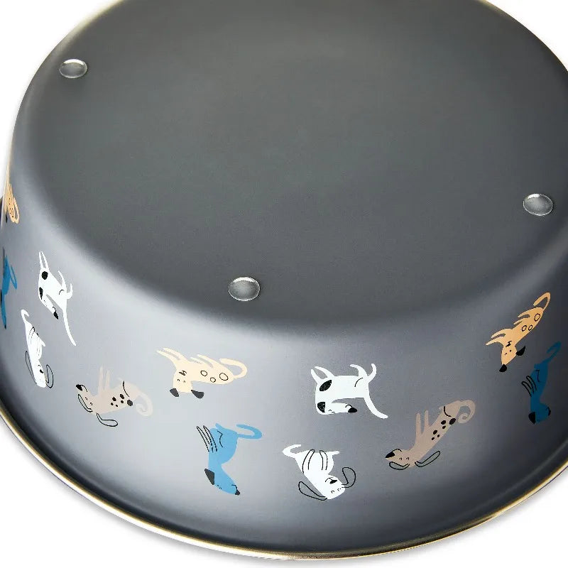 Large 7.5-Cup Stainless Steel Dog Bowl - view 3