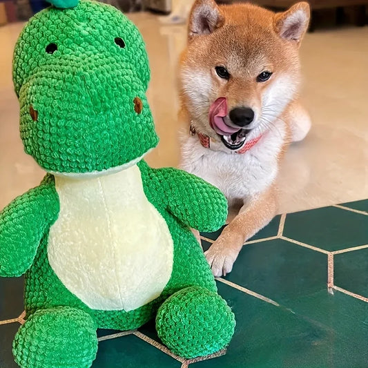 Durable Plush Dinosaur Dog Toy - view 2