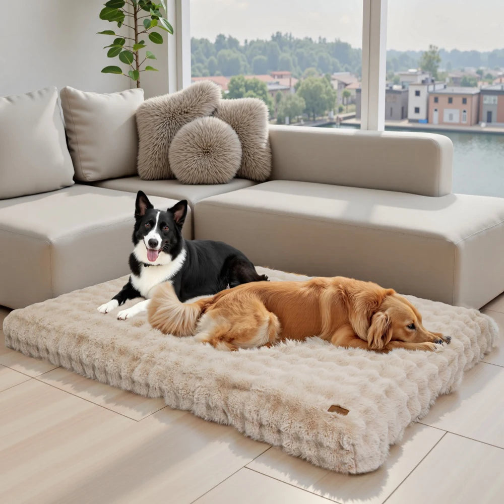 Ultra Plush Dog Bed for Large Dogs