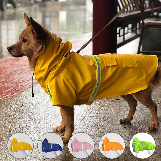 Large Dog Raincoat Cloak