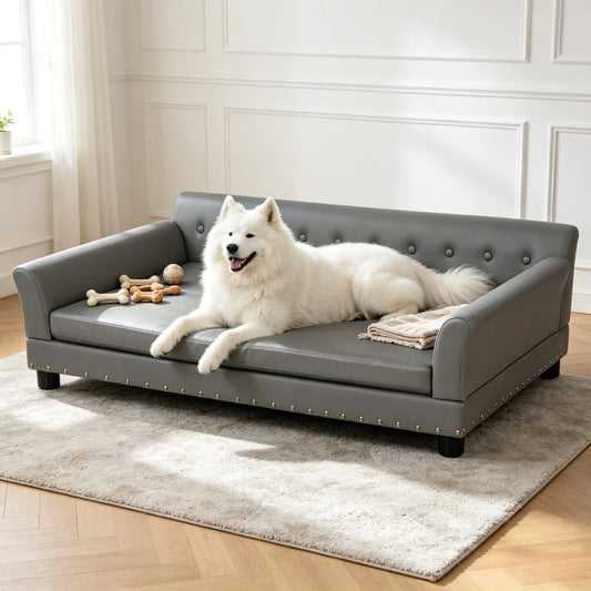 Elevated Dog Sofa Couch for Large Dogs